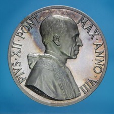PIO XII MEDAGLIA ANNUALE 1946