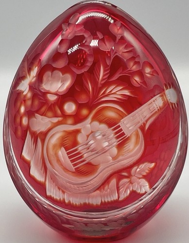 Chitarra classica uovo rosso