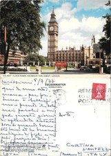 London. Big Ben, Clock Tower, House of Parliament. Viaggiata 1977