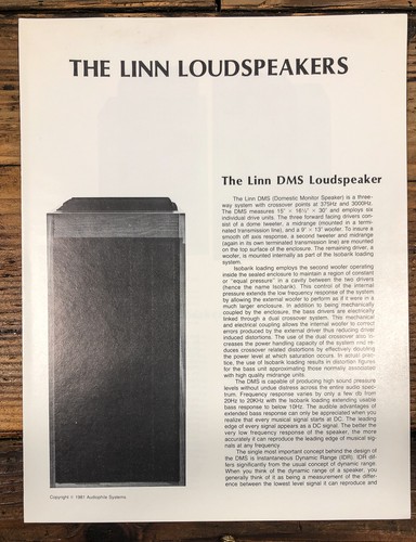 Linn dms sara kan speaker - linn,