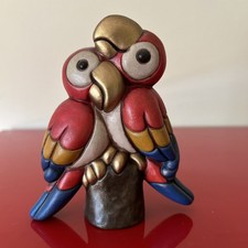 THUN CLUB COPPIA Di PAPPAGALLI FUORI PRODUZIONE senza Scatola Originale