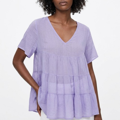 Top donna zara - zara, viola