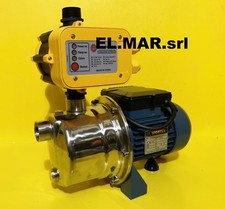 Elettropompa Autoadescante 0,8 HP Acciaio INOX Pompa con Presscontrol Autoclave