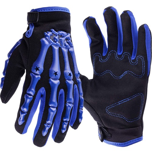 Guanti osso scheletro biker - guanti,