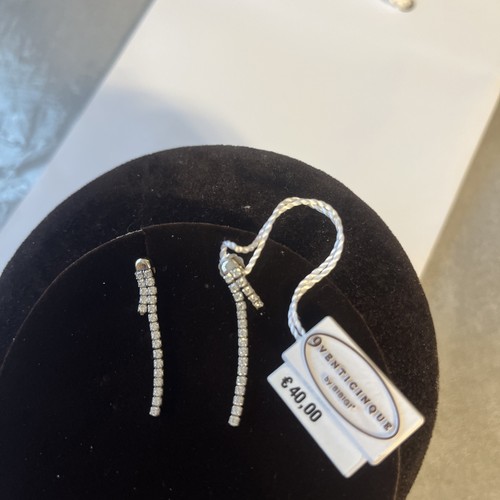 Orecchini argento rodiato - argento,