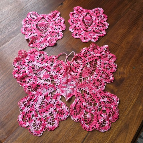 Set centrini farfalla - set,