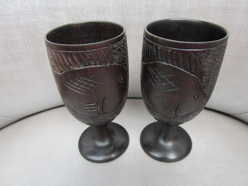 Coppia calici vino vintage