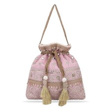 Potli Bag in seta ricamata