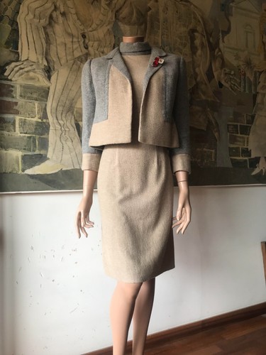 Abito giacca lana anni 60 - e,