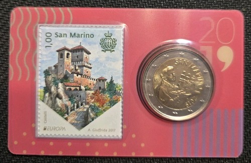 San marino stamp and - san,