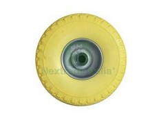 1PZ RUOTA PER CARRELLO PU PIENA MM.260 CERCHIO IN ACCIAIO VERNICIATO Ø MM.260X8: