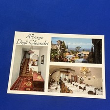 ALBERGO DEGLI OLEANDRI CARTOLINA A COLORI