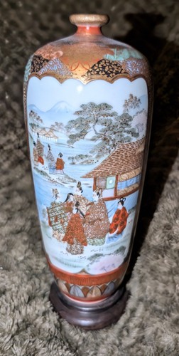 Vaso firmato satsuma - vaso, 6"