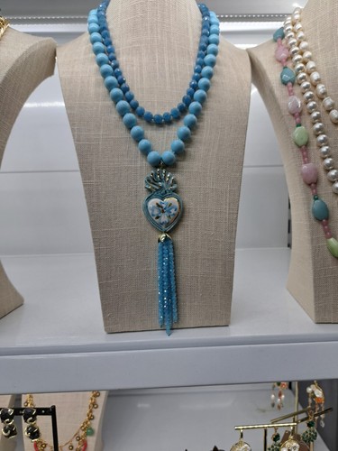 Collana artigianale perle - collana,