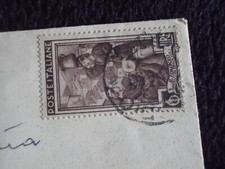 busta d'epoca con francobolli Italia al lavoro 6 £ il tombolo