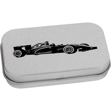 'Racing Car Silhouette' Scatola di latta/stoccaggio con cerniera in metallo (TT052805)