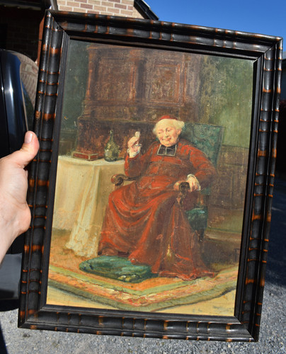 Antico quadro belga - , olio