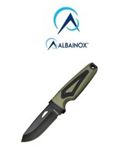Coltello Albainox Lama Fissa con Fodero Scout Caccia Funghi