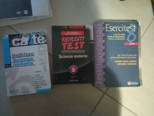 3 libri Test Scienze Motorie