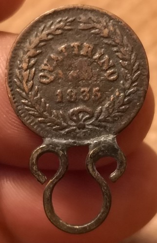 Moneta quattrino 1835 - 1,
