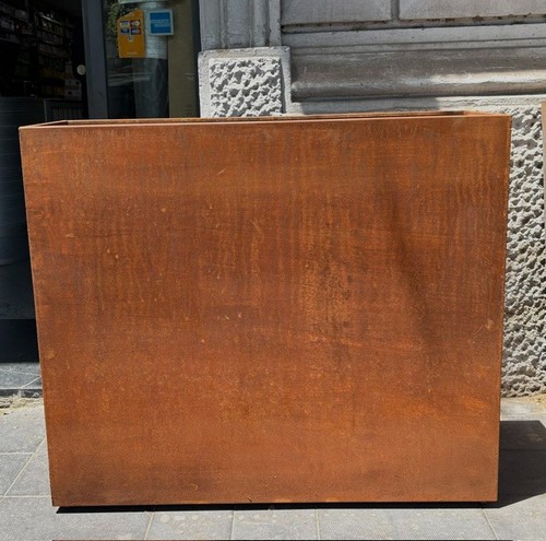 Fioriera corten vaso - fioriera,