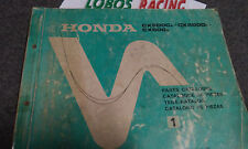 CATALOGO RICAMBI HONDA 1980 PER CX 500 - CX 500C - CX 500 D  COD. ORIG. 13470A41