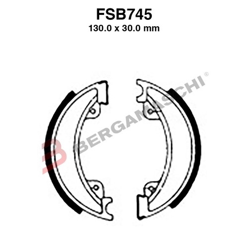 Ganasce freno moto per - ganasce, fsb745