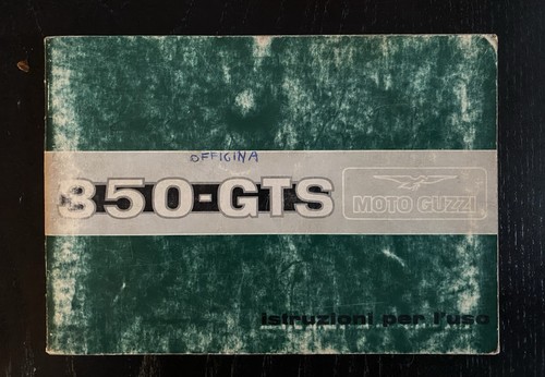 Moto guzzi 350 gts manuale - 350,