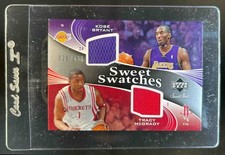 Maglia doppia Upper Deck Sweet Shot Kobe Bryant Tracy McGrady 2006-07 #/199