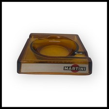 1970ca * Posacenere in Vetro "Martini, Vetro Fumè" (B+)