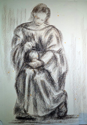 Litografia originale 1914 - litografia,