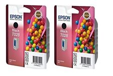 2 x originali Epson T028 nero