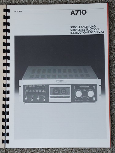 Studer revox 710 cassette - a,