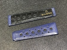 Cinturino Omega Racing Vintage Bund in Vera Pelle Originale 100% Nuovo