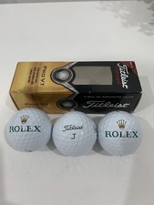 ROLEX TITLEIST 4 3x Golf Ball Set