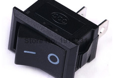 2 x Mini INTERRUTTORE da Pannello on/off 15x10mm mini switch fai da te 12V 10A