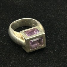 Vintage 925 Silver Amethyst