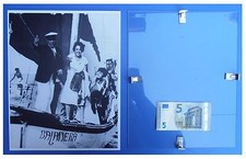 Benito Mussolini sulla barca