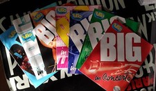 big tutto live allegato in concerto 7 riviste vintage 1992-93 storia musica rock