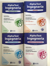 alpha test INGEGNERIA - kit completo di preparazione  (4 volumi) - Test TOLC-I