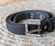 Cintura vintage nera Chanel