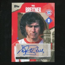 2024-25 Paul Breitner Topps Bayern Monaco Bavarian Gents Auto 5V174 LEGGI