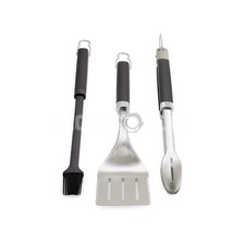 Kit 3 Accessori Precision Pinza Paletta e Pennello Weber 6764
