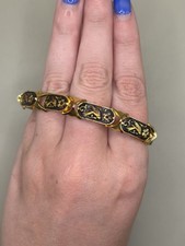 Bracciale vintage damascato