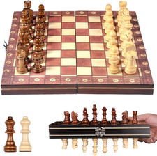 Scacchiera in Legno,3 in 1