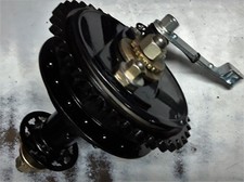 Assale completo vintage mezza larghezza mozzo ruota posteriore cuscinetti freno