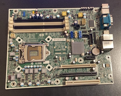 Scheda madre smontata hp - madre, da