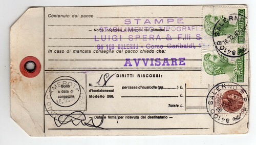 Bollettino spedizione pacco - spedizione,