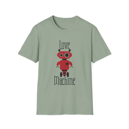 Maglietta robot love machine - machine, |