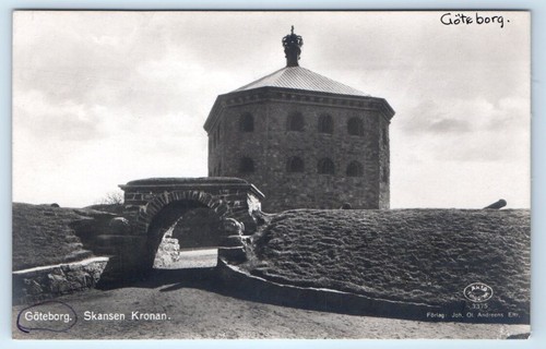 Cartolina rppc skansen kronan - cartolina,